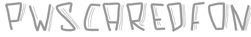 PW Scared Font