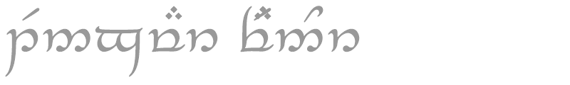 Tengwar Feanor