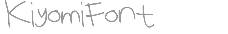 Kiyomi Font