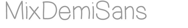 Mix Demi Sans