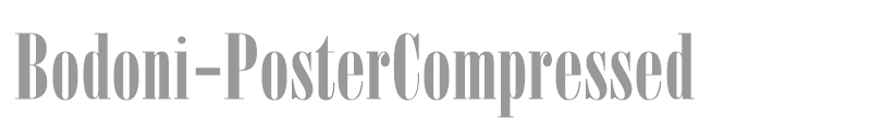 Bodoni-PosterCompressed