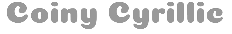 Coiny Cyrillic