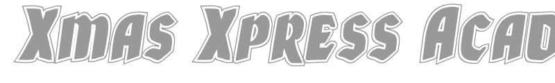 Xmas Xpress Expanded Italic