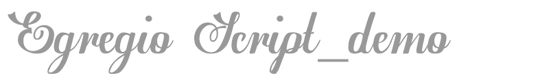 Egregio Script