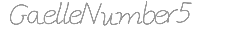 Gaelle Number 5