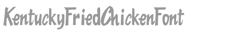 KentuckyFriedChickenFont