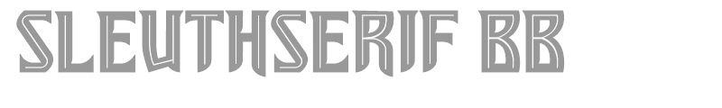 SleuthSerif BB