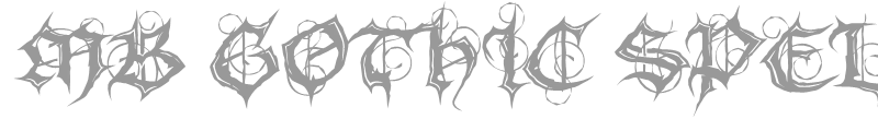 MB Gothic Spell