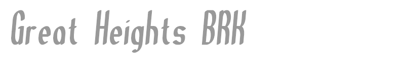 Great Heights BRK