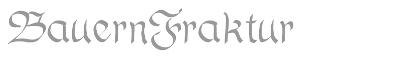 BauernFraktur
