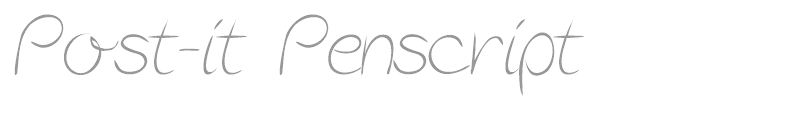 Post-it Penscript