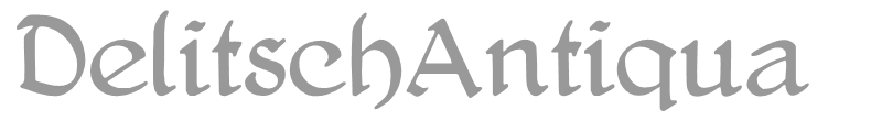 Delitsch Antiqua