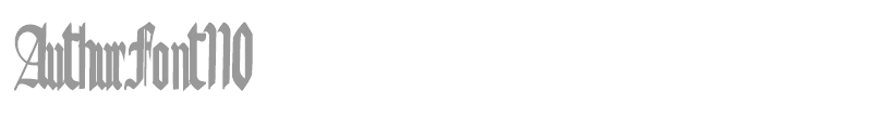AuthurFont110