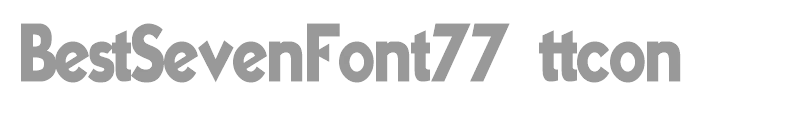 BestSevenFont77