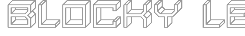 Blocky Letters