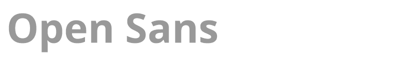 Open Sans Semibold