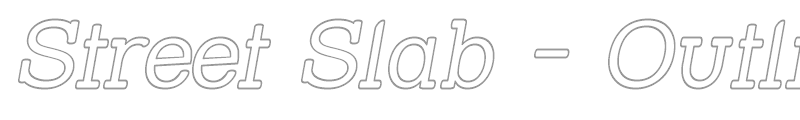 Street Slab - Outline