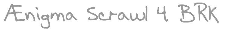 Aenigma Scrawl