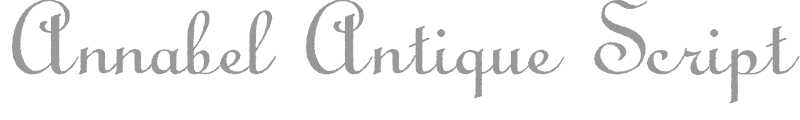 Annabel Antique Script