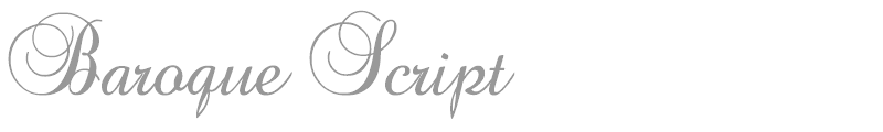 Baroque Script