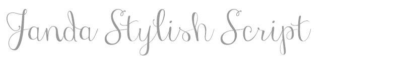Janda Stylish Script