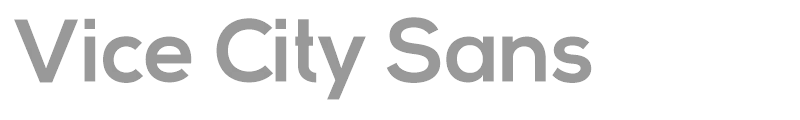 Vice City Sans