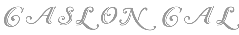 Caslon Initials