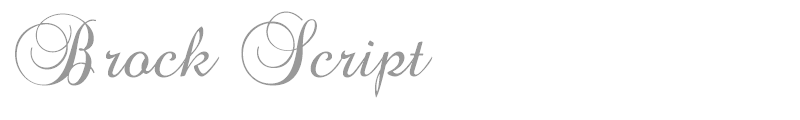 Brock Script