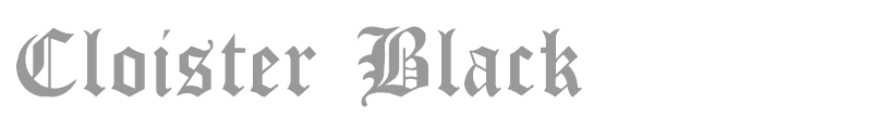 Cloister Black