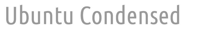 Ubuntu Condensed