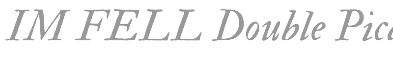 IM Fell Double Pica