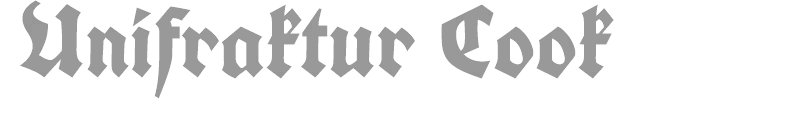 Unifraktur Cook