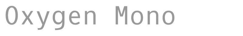 Oxygen Mono