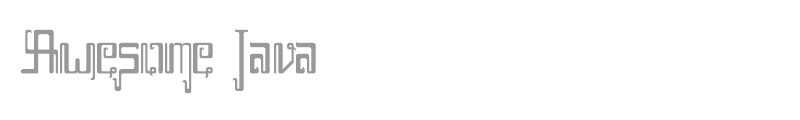 Awesome Java
