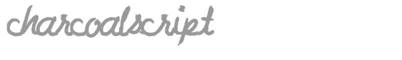Charcoal Script