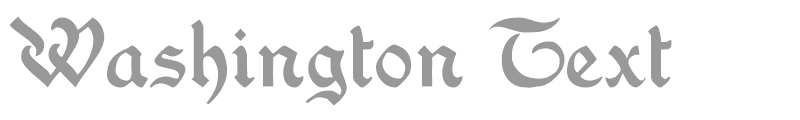 Washington Text