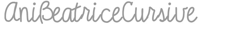 Ani Beatrice Cursive