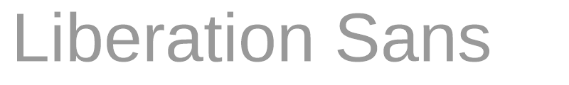 Liberation Sans