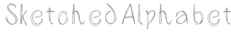 Sketched Alphabet