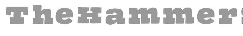 The Hammer Slabserif