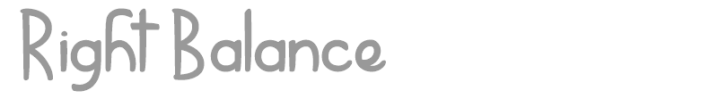 Right Balance