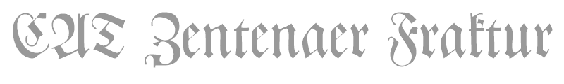 CAT Zentenaer Fraktur