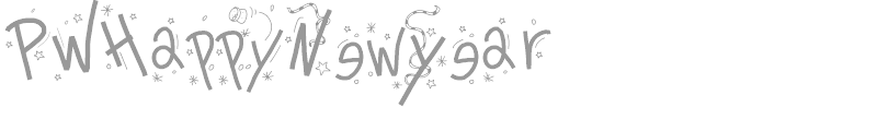 PW Happy New Year