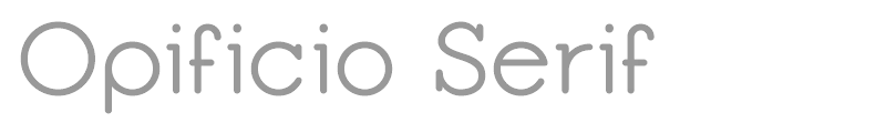 Opificio Serif