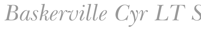 Baskerville Cyrillic LT Std