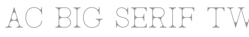AC Big Serif
