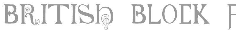 British Block Flourish