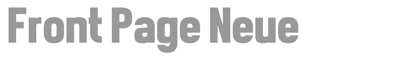 Front Page Neue
