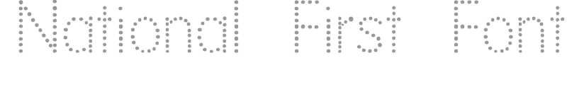 National First Dotted