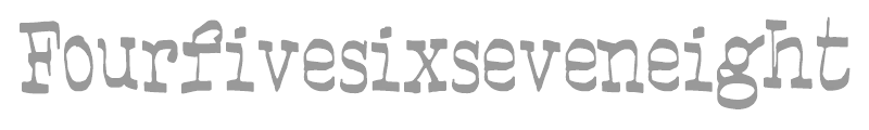 Fourfivesixseveneight